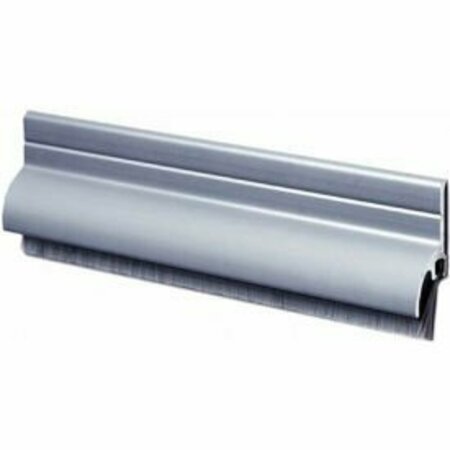 YALE COMMERCIAL Pemko Aluminum Door Sweep W/ Nylon Insert 36" Clear Anodized Aluminum 85648